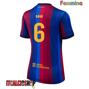 Barcelona Paez Gavi #6 Prima Maglia Femmina 2026-27 Manica Corta